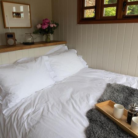 Luxury, Rural Shepherds Hut With Hot Tub Nr Bath Bristol Esterno foto