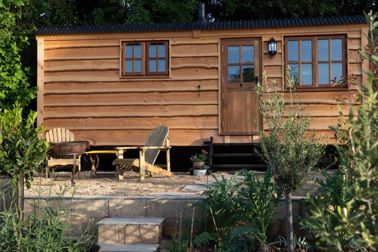 Luxury, Rural Shepherds Hut With Hot Tub Nr Bath Bristol Esterno foto